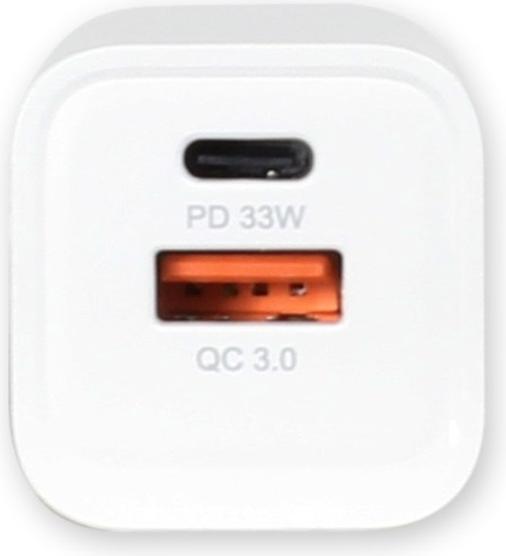 Image du produit Allnet Alimentation de rechange QC USB-C PD GaN Alimentation 33 watts 1x USB Type-A QC, 1x USB Type-C** (33 W)
