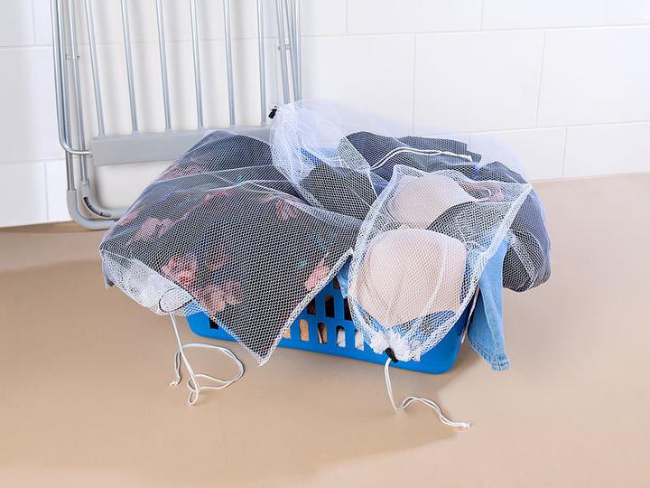 Immagine prodotto Pearl Set di 2 reti da bucato per il lavaggio delicato in lavatrice, 3 misure ciascuno