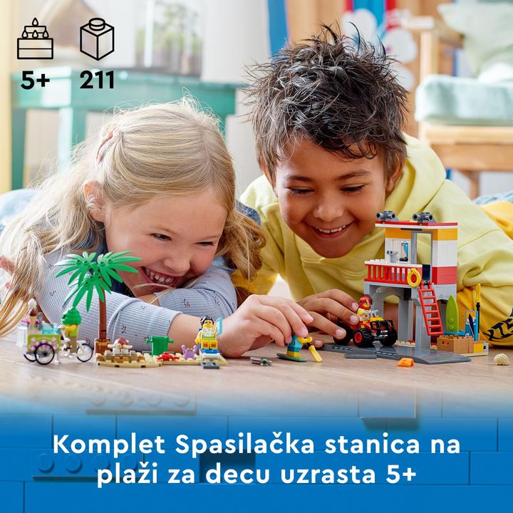 Produktbild LEGO Rettungsschwimmer-Station (60328, LEGO City)