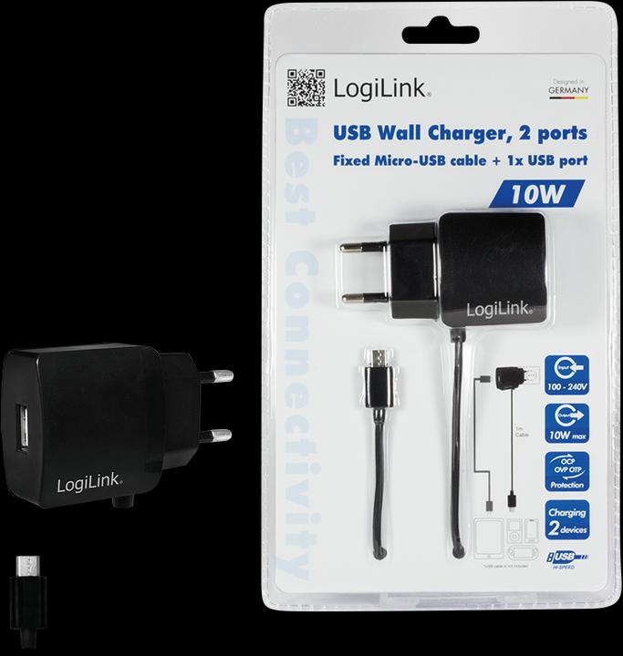 Actual product image LogiLink USB socket adapter (10 W)