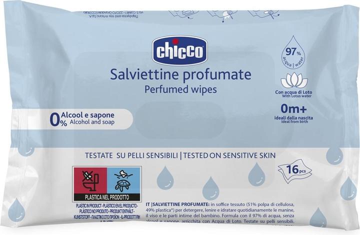 Produktbild Chicco Reinigungstücher Pocket, 16 Stk. - 0m+ (16 Stück)