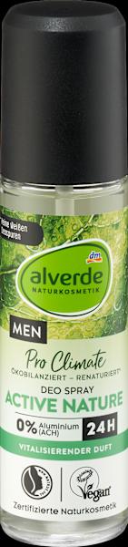 Actual product image dm alverde MEN Active Nature Deodorant Sprayer (Spray, 75 ml)