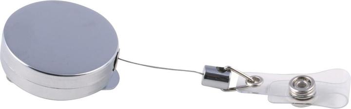 Immagine prodotto Europel Portabadge con yoyo, metallo, rotondo, argento