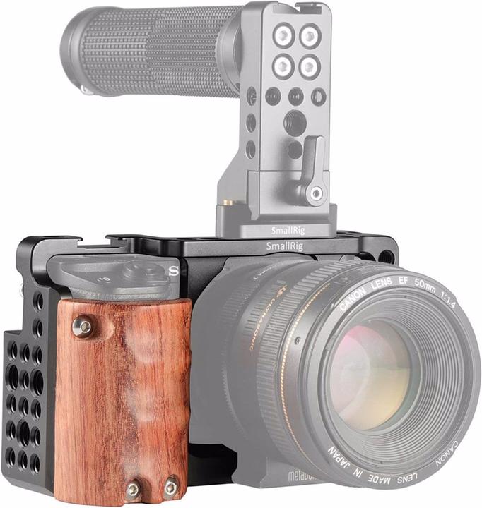 Produktbild SmallRig Cage with Wooden Handgrip (Cage)
