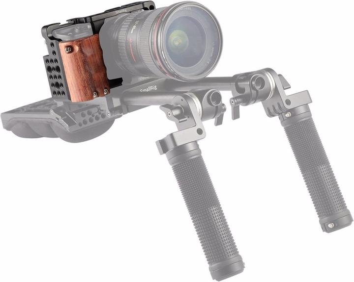 Produktbild SmallRig Cage with Wooden Handgrip (Cage)