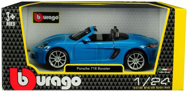 Produktbild Bburago Porsche 718 Boxster Blue 1/24