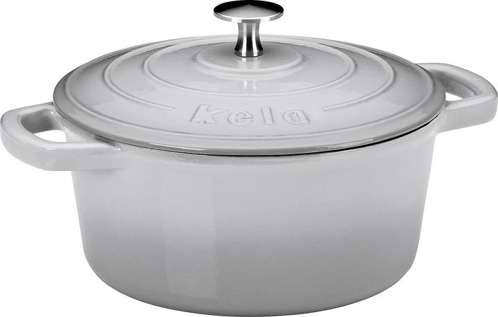 Actual product image Kela Bräter Calido 2,5l grau (21 cm, Casserole + Stewpot, Cast iron)