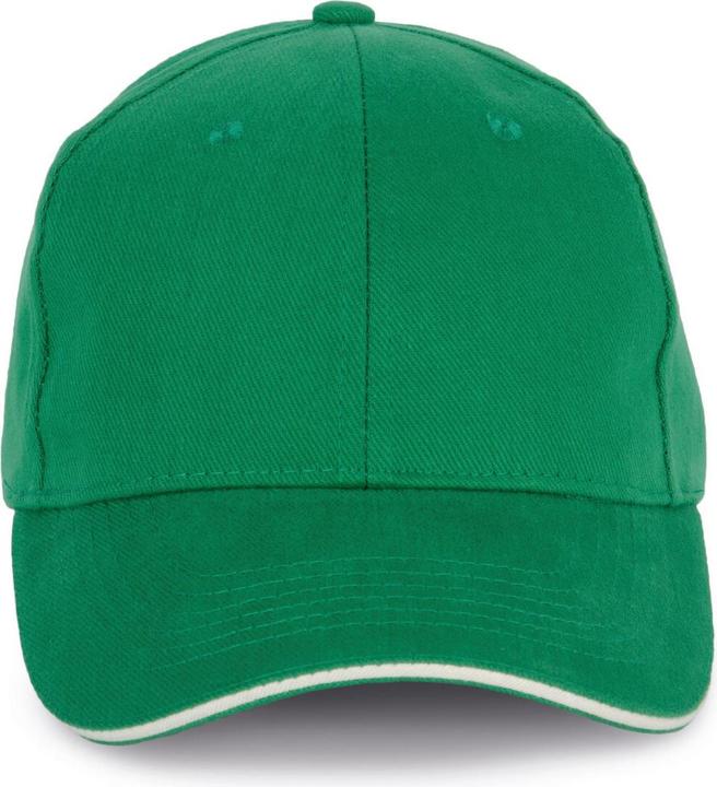 Image du produit K-up Casquette sandwich contrasté - 6 panneaux - coton biologique (Taille unique)