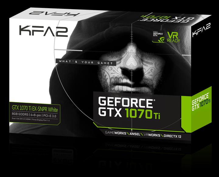 Image du produit KFA2 GeForce GTX 1070 Ti Ex-Snpr blanc (8 Go)