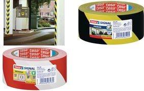 Produktbild tesa PREMIUM Signal Markierungsband, selbstklebendes PVC Warnband zur permanenten Markierung (50 mm)