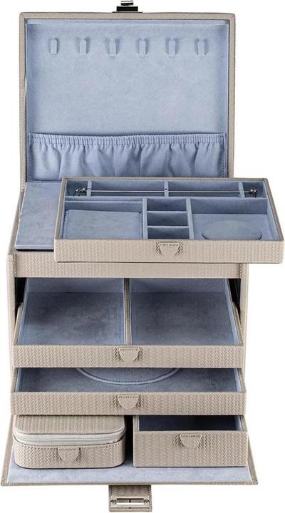 Actual product image Windrose 803955.07 - Jewellery case XL with travel case Corbello taupe