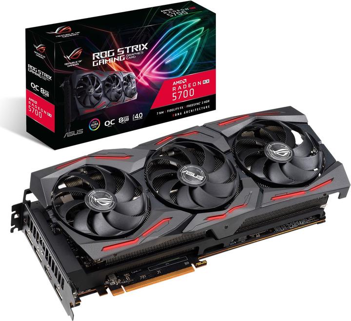 Actual product image ASUS Radeon ROG STRIX RX 5700 O8G GAMING (8 GB)
