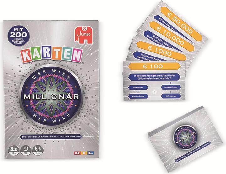 Immagine prodotto Jumbo Chi vuole essere un milionario gioco di carte (Tedesco)