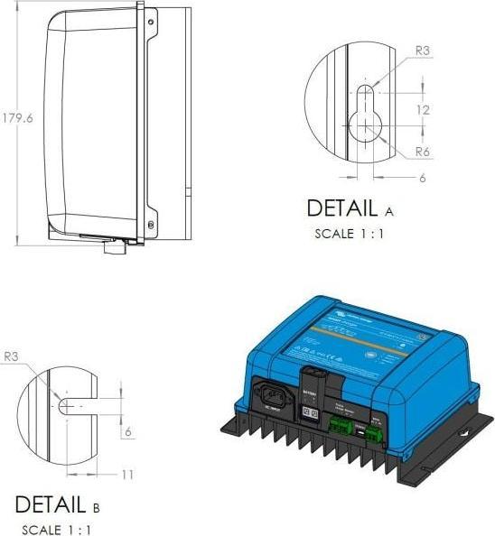 Image du produit Victron Energy Phoenix Smart IP43 Chargeur 24/25 (1+1) - 120-240V