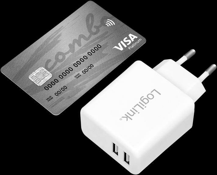 Produktbild LogiLink USB Steckdosenadapter (12 W)