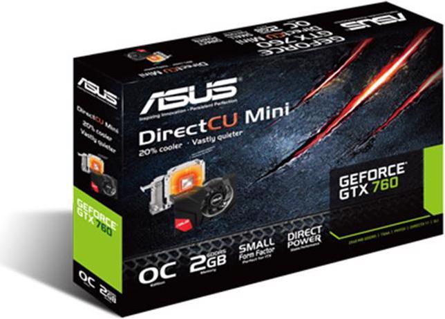 Produktbild ASUS Geforce GTX 760 DirectCU MINI (2.05 GB)
