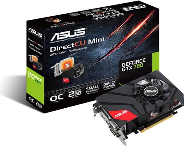 Produktbild ASUS Geforce GTX 760 DirectCU MINI (2.05 GB)