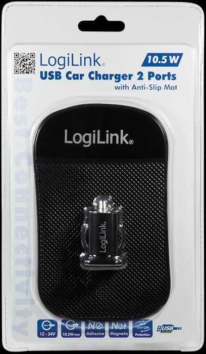 Immagine prodotto LogiLink Alimentatore per auto USB