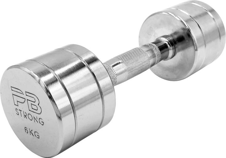 Actual product image Perform Better Dumbbell Chrome 6kg (1 x 6 kg)