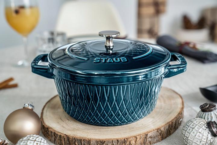 Image du produit Staub Cocotte torsadée (24 cm, Cocotte + faitout, Fonte)