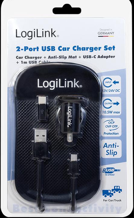 Produktbild LogiLink USB Kfz Netzteil