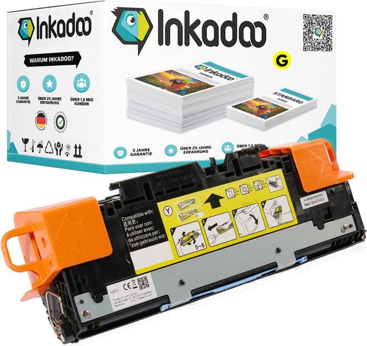 Produktbild Inkadoo Toner kompatibel zu HP Q2672A / 309A Toner, gelb Gelb (Y)