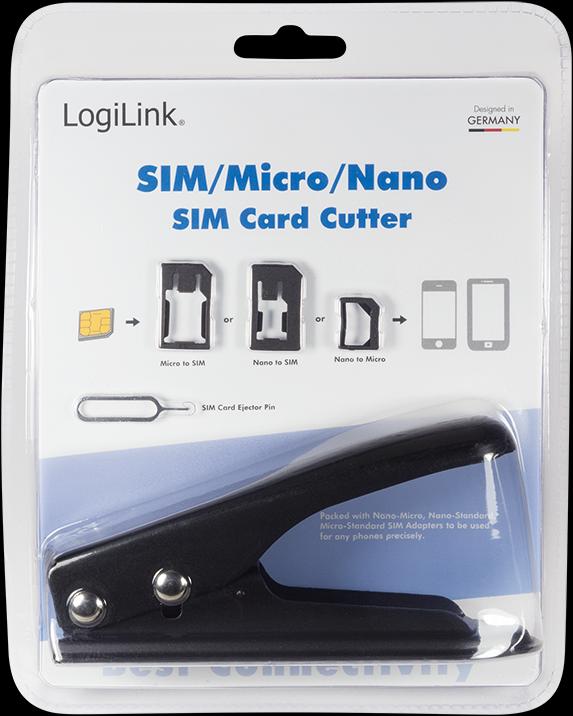 Actual product image LogiLink 2-in-1 SIM card cutter