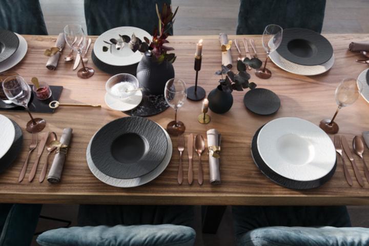 Produktbild Villeroy & Boch Teller-Set Manufacture Rock (4 Stück)