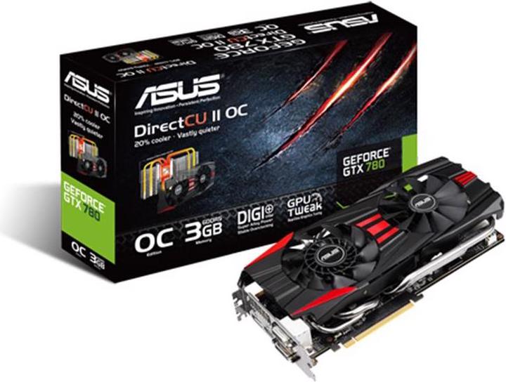 Actual product image ASUS Geforce GTX 780 DirectCU II OC (3 GB)