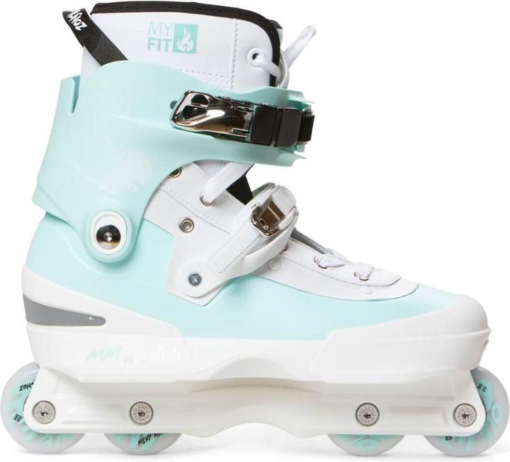 White, Blue mint