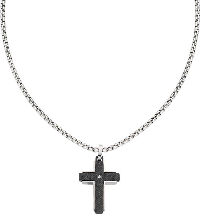 Amen Cross Steel Halskette (Edelstahl)