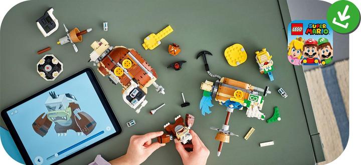 Image du produit LEGO 71427 Super Mario Larry et les galères aériennes de Morton - Kit d'extension (71427, LEGO Super Mario)