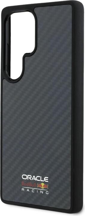 Actual product image Red Bull Real Carbon Fiber Shiny Logo MagSafe Case for Samsung Galaxy S25 Ultra Black (Samsung Galaxy S25 Ultra)