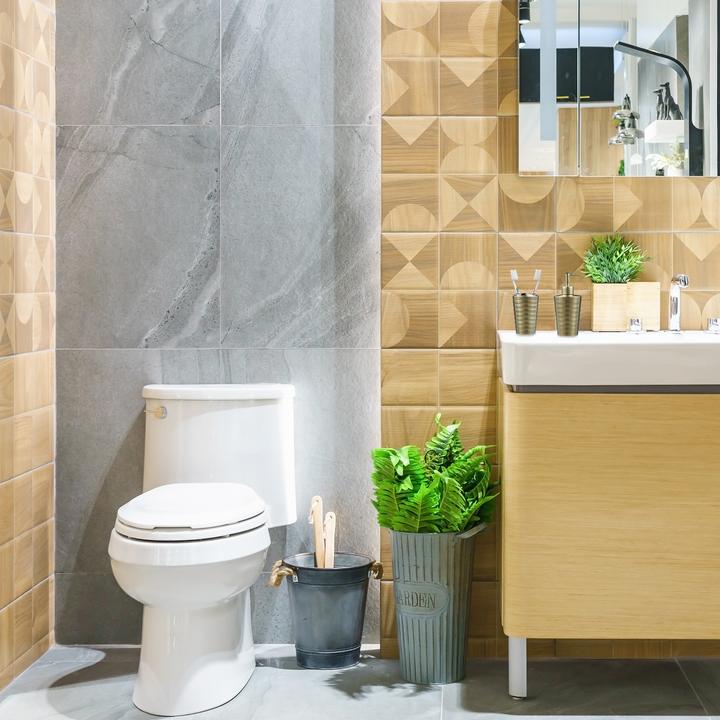 Actual product image Relaxdays Bathroom-accessory set
