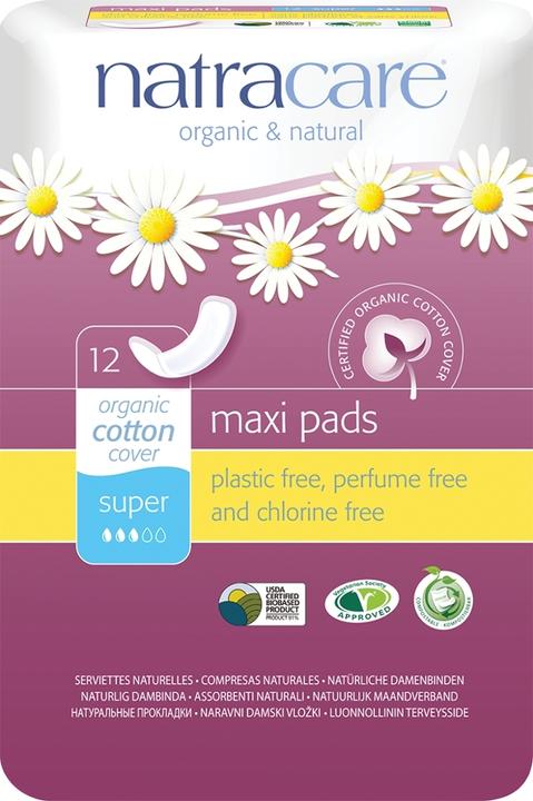 Actual product image Natracare Maxi (12 x, Sanitary pads)