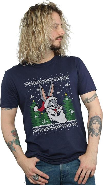 Image du produit Looney Tunes - T-shirt BUGS BUNNY CHRISTMAS FAIR ISLE - Homme (XL)