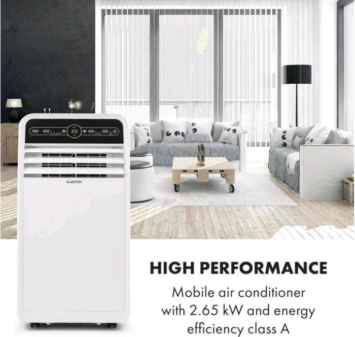 Immagine prodotto Klarstein Metrobreeze 9 Condizionatore mobile New York City Bianco (40 m², 9000 BTU/h)