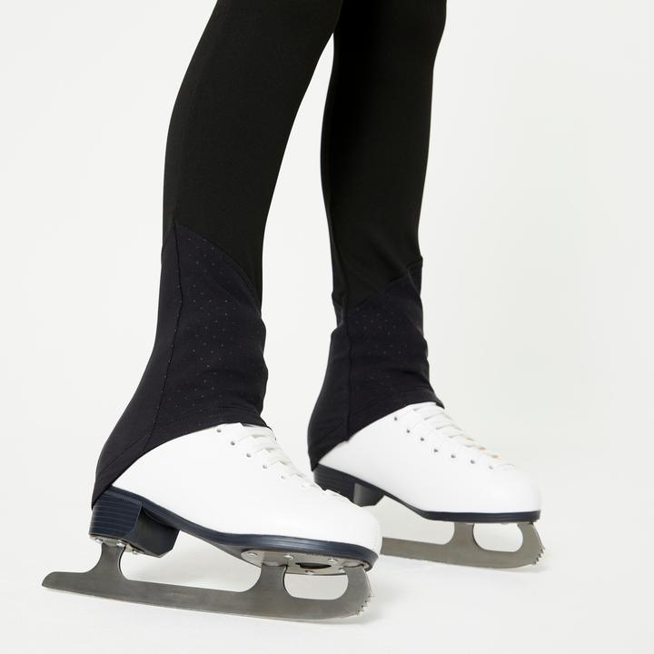 Immagine prodotto Axelys Leggings da pattinaggio artistico per bambini - nero (10, 11, 12)