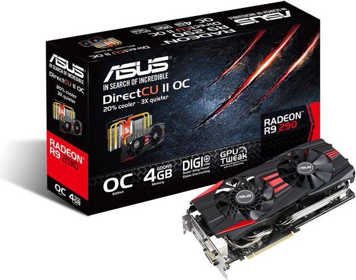 Image du produit ASUS Radeon R9 290 DirectCU II OC (4 Go)