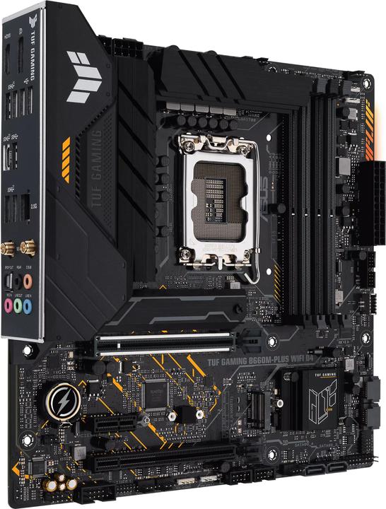 Productafbeelding ASUS TUF GAMING B660M-PLUS D4 (LGA 1700, Intel B660, mATX)
