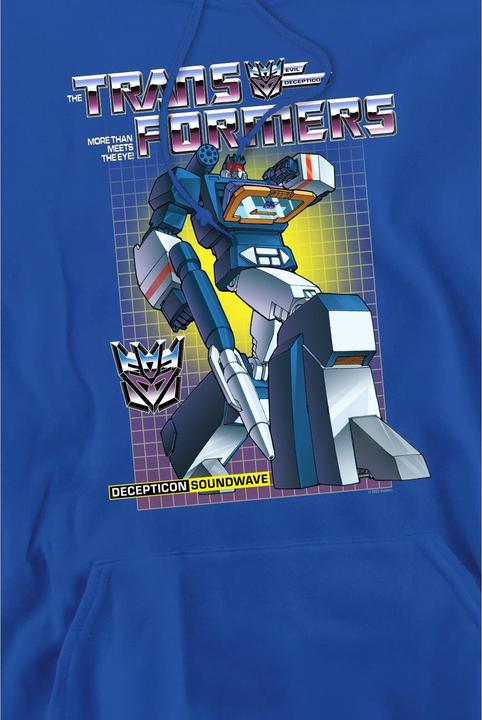 Actual product image Transformers Mens Soundwave Hoodie (M)