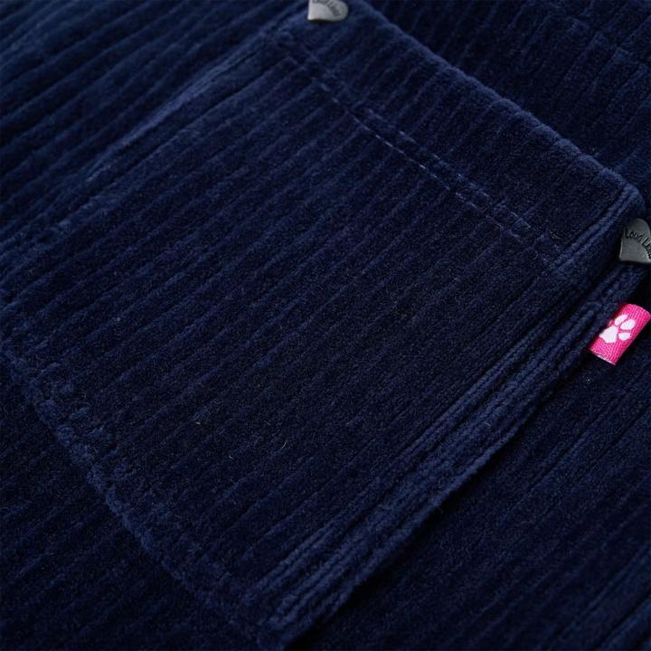 Produktbild VidaXL Kinder-Latzkleid Cord Marineblau 116,Material: 58 (116)