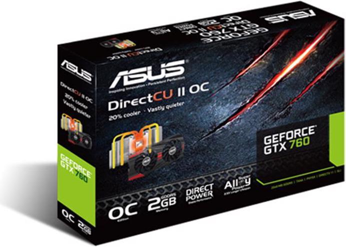 Produktbild ASUS Geforce GTX 760 DirectCU II OC (2 GB)