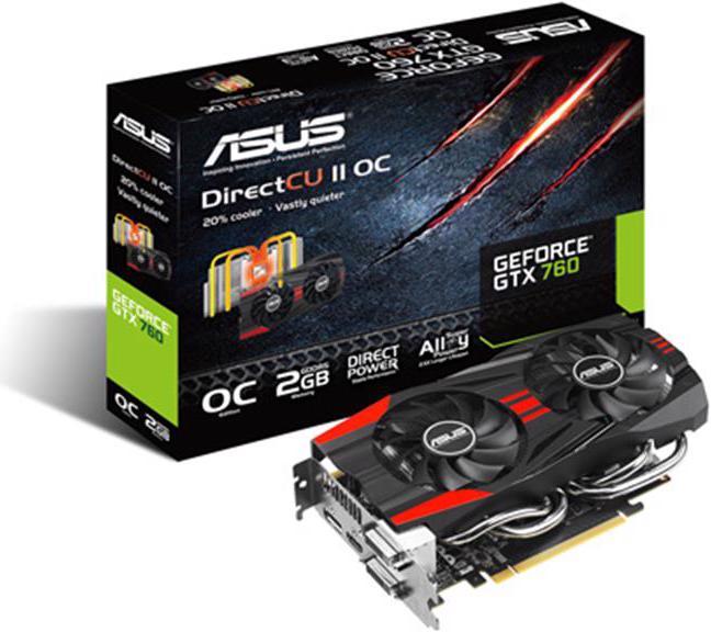 Produktbild ASUS Geforce GTX 760 DirectCU II OC (2 GB)