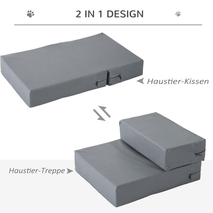 Image du produit PawHut Escalier pour chien pliable (Chien, Lavable)