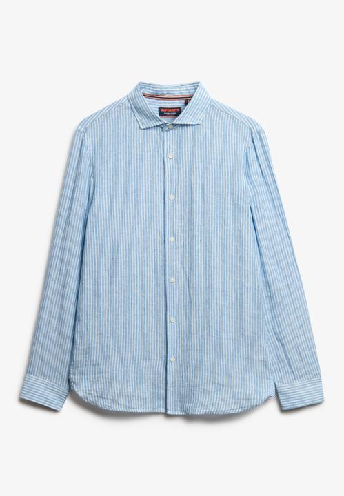 Produktbild Superdry VACATION L/S LINEN SHIRT Heren Overhemd (S)