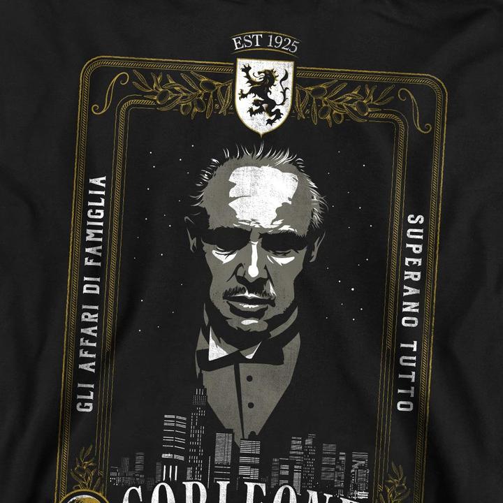 Actual product image The Godfather Unisex Adult Don Vito Corleone Classic Poster Sweatshirt (L)