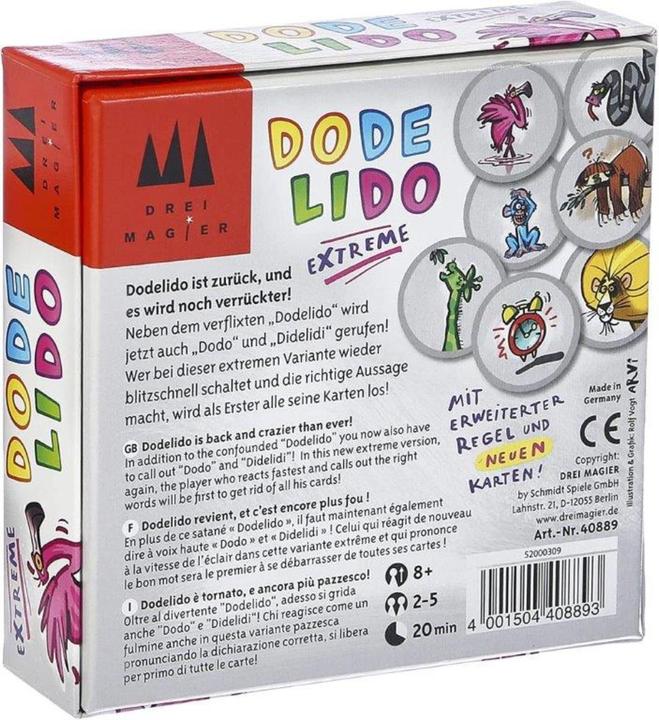 Image du produit Schmidt Spiele Dodelido Extreme (Allemand, Français, Italien, Anglais)