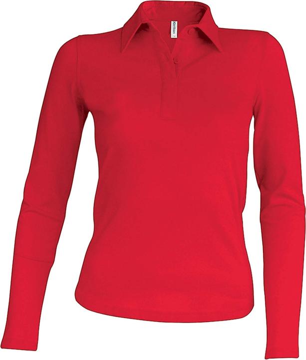 Produktbild Kariban Damen Poloshirt mit langen Ärmeln (S)