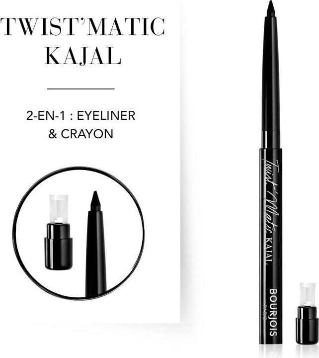 Produktbild Bourjois BOURJOIS Twist Matic Kajal automatyczna kredka do oczu 01 Char Kohl 1,2g (01 Char Kohl)